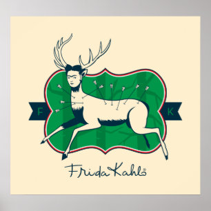 Frida Kahlo   De gewonde deer Poster