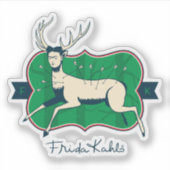Frida Kahlo | De gewonde deer Sticker (Voorkant)