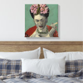 Frida Kahlo door Garcia Villegas Canvas Afdruk (Insitu (Slaapkamer))