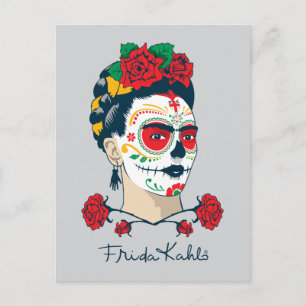 Frida Kahlo El Día de los Muertos Briefkaart