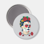 Frida Kahlo | El Día de los Muertos Magneet (Voorkant / Achterkant)