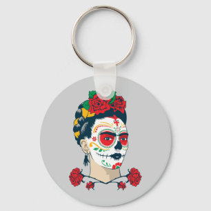 Frida Kahlo   El Día de los Muertos Sleutelhanger