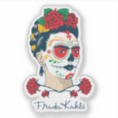 Frida Kahlo | El Día de los Muertos Sticker (Voorkant)