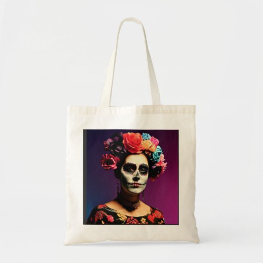 Frida Kahlo | El Día de los Muertos Tote Bag (Voorkant)
