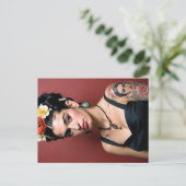Frida Kahlo Feestdagenkaart (Staand voorkant)