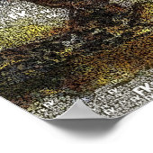 Frida Kahlo FK-stijl Kikkikkerschilfers Poster (Hoek)