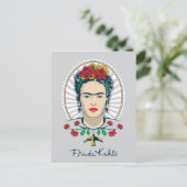 Frida Kahlo | Floral Briefkaart (Staand voorkant)