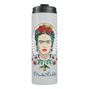 Frida Kahlo Floral Thermosbeker
