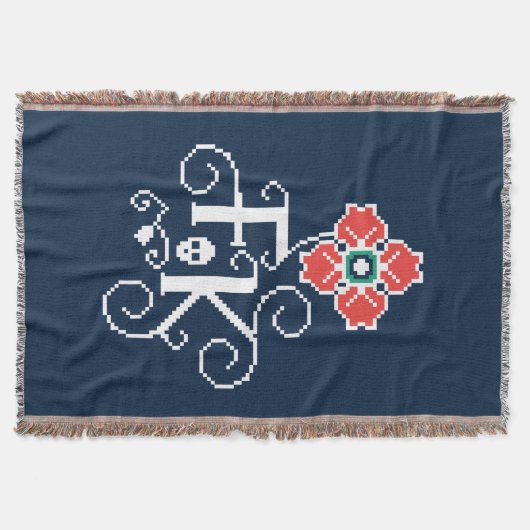 Frida Kahlo | Floral Tribute Deken (Voorkant)