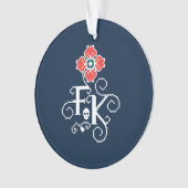 Frida Kahlo | Floral Tribute Ornament (voorkant)