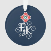 Frida Kahlo | Floral Tribute Ornament (voorkant)