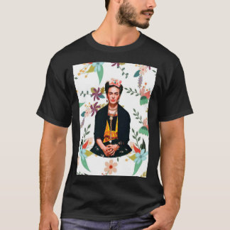 Frida Kahlo Flowers Classic T-Shirt