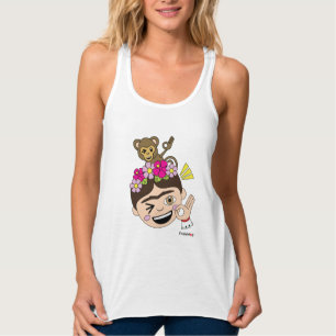 Frida Kahlo   FridaMoji - A OK Tanktop