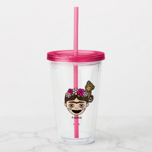 Frida Kahlo   FridaMoji - Happy Frida Acryl Drinkbeker