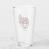 Frida Kahlo | FridaMoji - Happy Frida Glas (Achterkant)