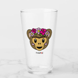 Frida Kahlo   FridaMoji - Monkey Glas