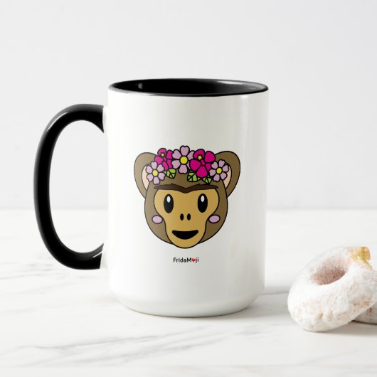 Frida Kahlo | FridaMoji - Monkey Mok (Met donut)