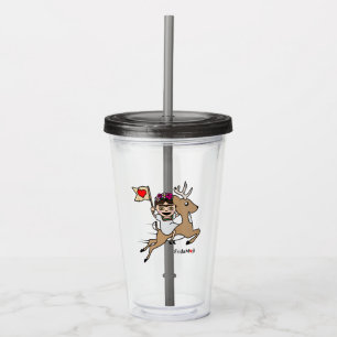 Frida Kahlo   FridaMoji - Reindeer Acryl Drinkbeker