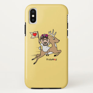 Frida Kahlo   FridaMoji - Reindeer iPhone X Hoesje