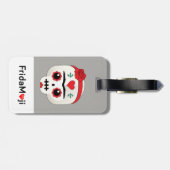 Frida Kahlo | FridaMoji - Sugar Skull Bagagelabel (Achterkant horizontaal)