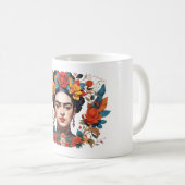 Frida Kahlo gedrukt Koffiemok (Voorkant rechts)
