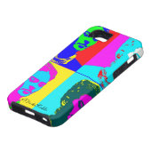 Frida Kahlo geïnspireerd portret Case-Mate iPhone Case (Onderkant)