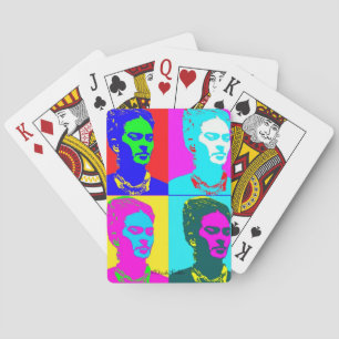 Frida Kahlo geïnspireerd portret Pokerkaarten