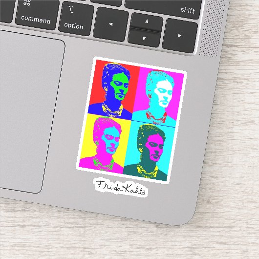 Frida Kahlo geïnspireerd portret Sticker (Detail)