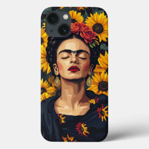 "Frida Kahlo-geïnspireerde  telefoonhoes - AR iPhone 13 Hoesje