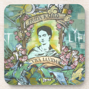 Frida Kahlo Graffiti Bier Onderzetter