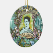 Frida Kahlo Graffiti Keramisch Ornament (Rechts)