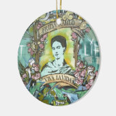 Frida Kahlo Graffiti Keramisch Ornament (Links)