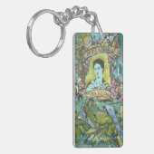 Frida Kahlo Graffiti Sleutelhanger (Voorkant Links)