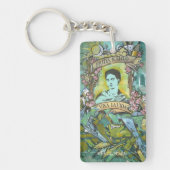 Frida Kahlo Graffiti Sleutelhanger (Voorkant)