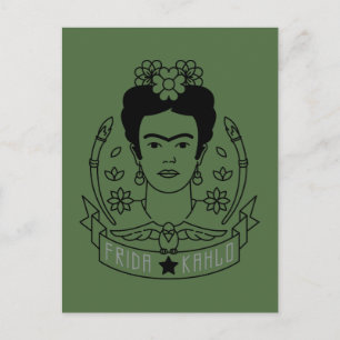Frida Kahlo   Heroína Briefkaart