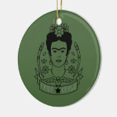 Frida Kahlo | Heroína Keramisch Ornament (Links)