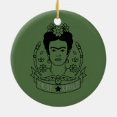 Frida Kahlo | Heroína Keramisch Ornament (Achterkant)
