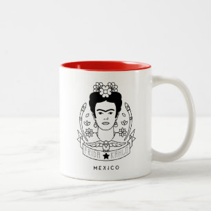 Frida Kahlo   Heroína Tweekleurige Koffiemok