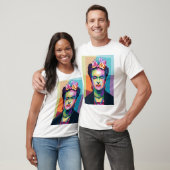 Frida Kahlo in WPAP T-shirt (Unisex)
