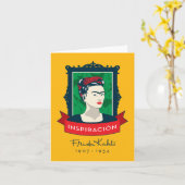 Frida Kahlo | Inspiración Kaart (Gele Bloem)