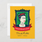 Frida Kahlo | Inspiron Briefkaart (Voorkant / Achterkant)