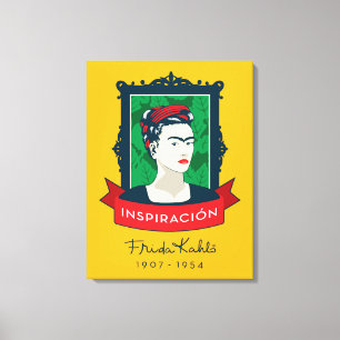 Frida Kahlo Inspiron � n Canvas Afdruk