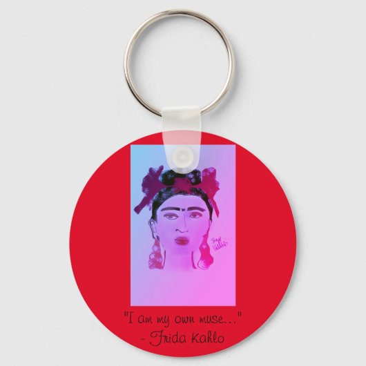 Frida Kahlo Key Chain Sleutelhanger (Voorkant)