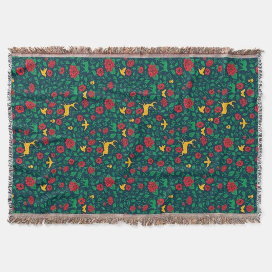 Frida Kahlo | Levenssymbolen Deken (Voorkant)