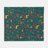 Frida Kahlo | Levenssymbolen Fleece Deken (Voorkant (Horizontaal))