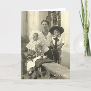 Frida Kahlo met Kinderen Kaart