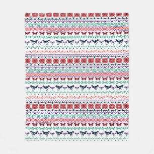 Frida Kahlo Mexicaans patroon Fleece Deken