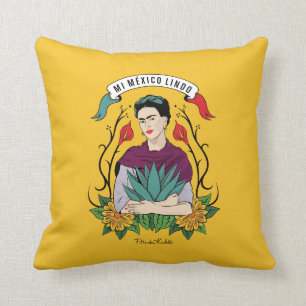 Frida Kahlo Mi Mexico Lindo Kussen
