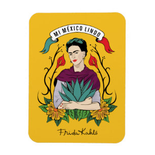Frida Kahlo   Mi Mexico Lindo Magneet