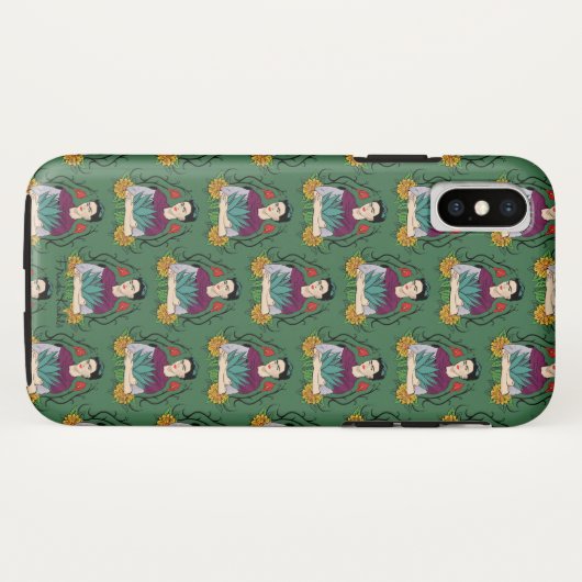 Frida Kahlo | Mi Mexico Lindo Pattern Case-Mate iPhone Case (Achterkant (horizontaal))